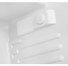 Interne temperatuurregelaar voor een koelkast met genummerde draaiknop.