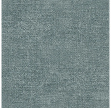 Behang met fijne weefstructuur in linnenlook, blauw.