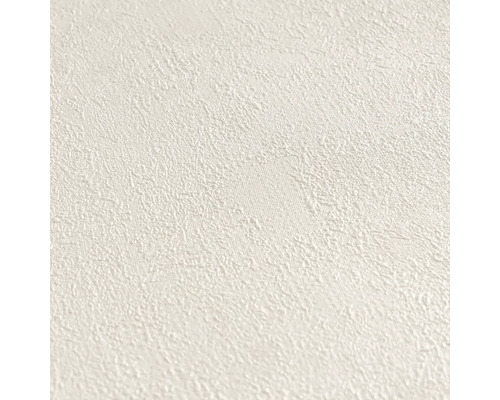 Detailopname van gestructureerd vliesbehang met een fijne stucwerklook.