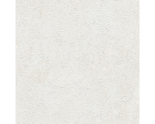 Behang met structuur en een fijne pleisterlook in het wit.