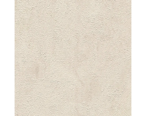 Beige vliesbehang met een gestructureerd oppervlak in pleisterlook.