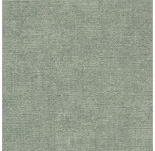 Behang met structuur in saliegroen met fijne horizontale structuur.