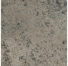 Vliesbehang met gestructureerd oppervlak in steenlook in grijs en beige.