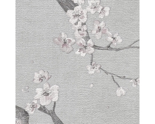 Behang met kersenbloesemmotief op een achtergrond met structuur