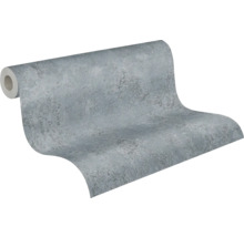 Vliesbehang betonlook grijs met gestructureerd oppervlak