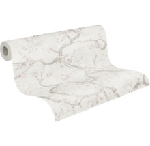 Vliesbehang met kersenbloesempatroon, behangrol met bloemendesign