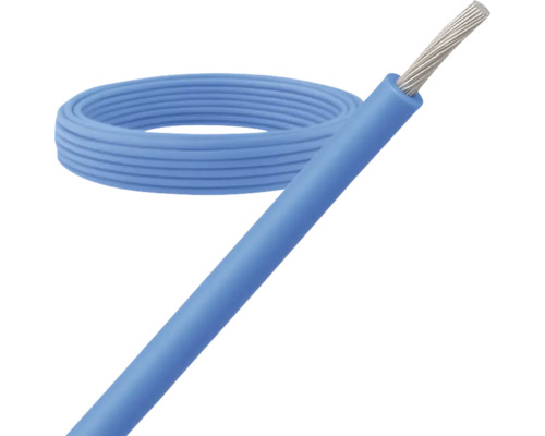 Blauwe montagedraad met flexibele koperen kern en isolatie