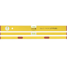 Stabila waterpas type 80 ASM, lengte 60 centimeter, met magneten, een horizontale en een verticale libel.