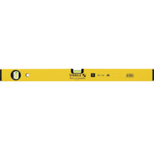Gele Stabila waterpas Type 70, lengte 60 centimeter, van aluminium met meetschaal, horizontale en verticale libel.