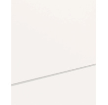 Wit meubelfront met een subtiele horizontale greep.