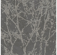 Gestructureerd vliesbehang met abstract takkenpatroon of bosmotief.