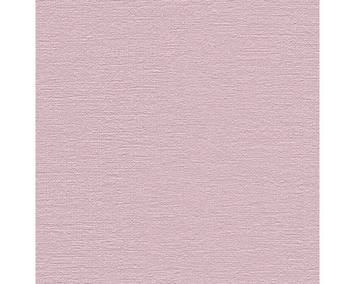 Gestructureerd behang in roze met een fijne horizontale textuur
