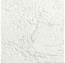 Close-up van behang met een grove, ongelijkmatige structuur in pleisterlook.