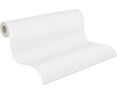Witte antislipmat op rol met netstructuur.