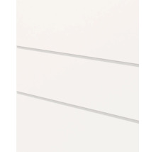 Horizontale panelen voor wandbekleding of gevelbekleding met een zichtbare schaduwvoeg.