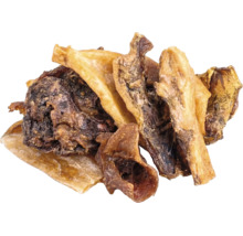 Gedroogde vleessnacks voor honden, kauwsnacks van rundvlees.