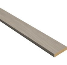 Plint van vezelplaat met een gemiddelde dichtheid met houtdecor, plat profiel.