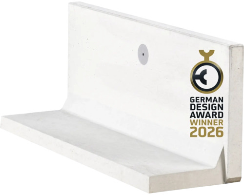 Betonnen L-element, German Design Award Winner 2026.