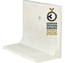 Betonnen L-element, winnaar van de German Design Award 2026.