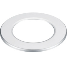 Witte metalen afdekring voor inbouwspots