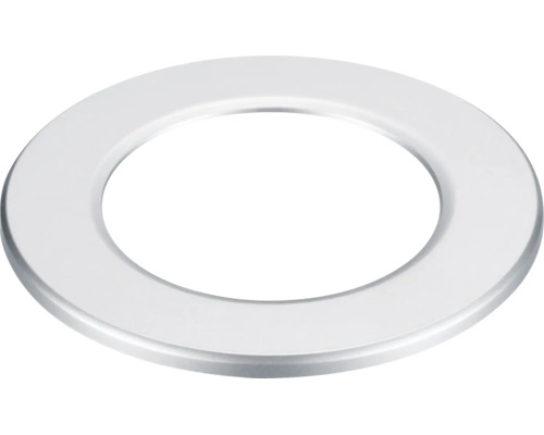 Witte metalen afdekring voor inbouwspots