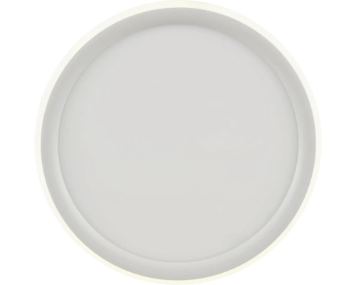 Ronde plafondlamp met vlak design.