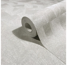 Rol vliesbehang met gestructureerd geometrisch waaierpatroon.