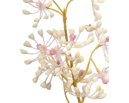 Kunstbloem als decoratietak met kleine bloemknoppen op een vertakte steel.