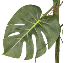 Kunstmatige Monstera blad aan een stam voor decoratie