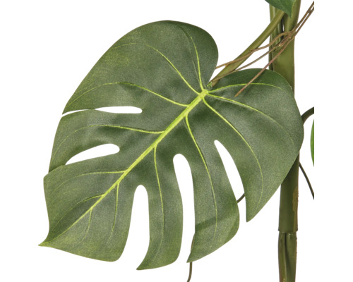 Kunstmatige Monstera blad aan een stam voor decoratie