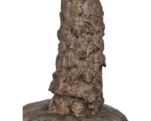 Terrariumdecoratie in de vorm van een boomstam met gestructureerde schorslook.