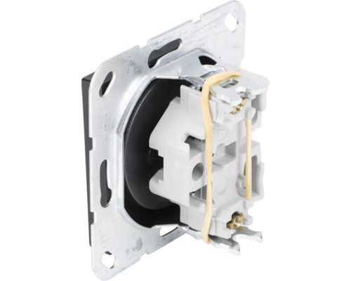 Inbouwcontactdoos basiselement met draagring voor elektrische installaties.