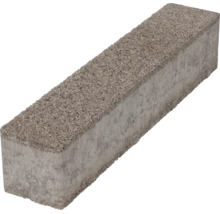 Rechthoekige betonnen palissadesteen met gestructureerd oppervlak voor tuinontwerp.