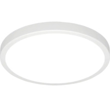 Ronde LED-plafondlamp in plat, modern design.