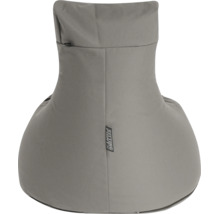 Sitting Point zitzak in grijs met ergonomische vorm en hoge rugleuning.