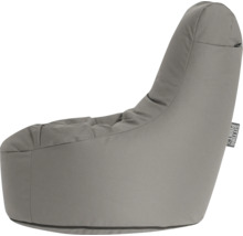 Grijze zitzak met rugleuning van Sitting Point.