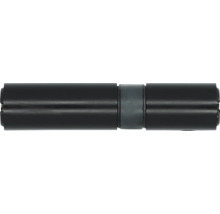Zwarte cilinderverlengingsmodule voor modulaire profielcilinders.