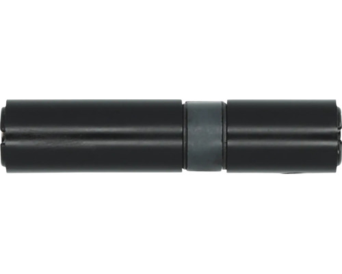 Zwarte cilinderverlengingsmodule voor modulaire profielcilinders.