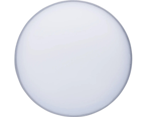 Ronde LED-plafondlamp met een plat ontwerp en witte diffuser.