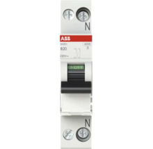 ABB installatieautomaat SN201 B20, 230 Volt, eenpolig met nul, schakelaar in uit-stand.