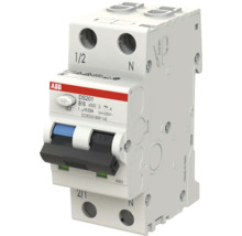 ABB aardlekautomaat DS201, karakteristiek B16, 30 milliampère, 230 volt, 2-polig, nominale stroom 16 ampère.