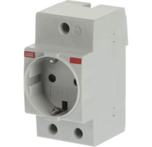 ABB randaarde stopcontact voor DIN-rail montage in verdeelkasten.