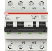 ABB aardlekautomaat DS203NC B16 driepolig plus nul dertig milliampere