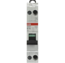 ABB installatieautomaat SN201 B16, eenpolig plus nul, 230 Volt, schakelstandindicatie uit.