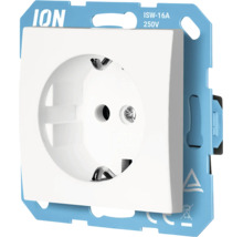 Schuko wandcontactdoos met randaarde, 16 Ampère, 250 Volt, ION Logo.