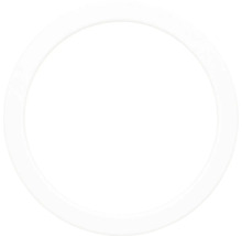 Ronde witte LED-inbouwlamp.