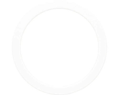 Ronde witte LED-inbouwlamp.