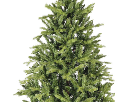 Kunstkerstboom met volle groene takken en realistische naalden.