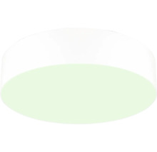 Ronde LED-plafondlamp in een plat ontwerp.