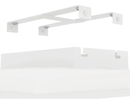 Witte metalen montagebeugel voor LED-panelen
